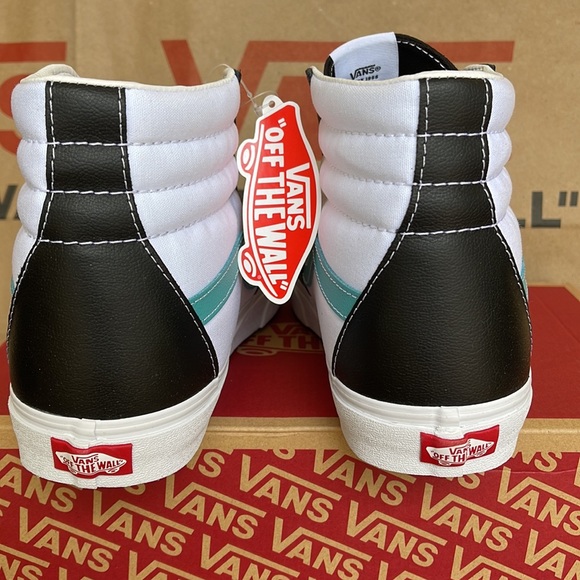 Vans Sk8-Hi Classic Spot Black/True White Leather WMNS sneakers - Picture 14 of 16